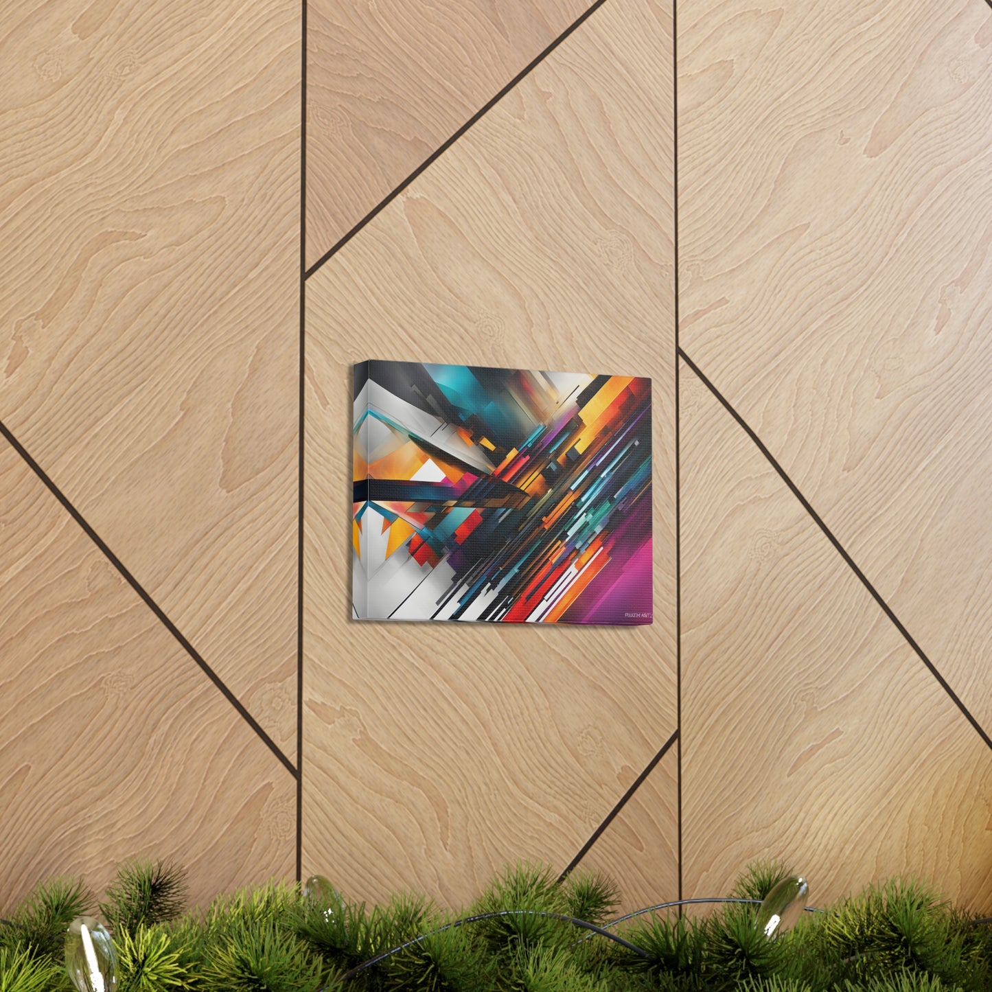 Celestial Glow: Abstract Wall Décor