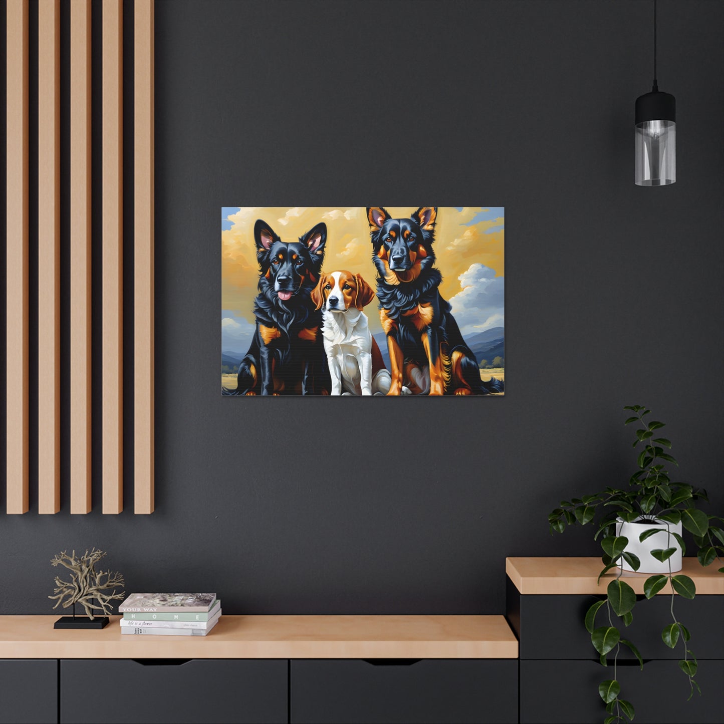 Dog's Elegance: Animal Wall Décor