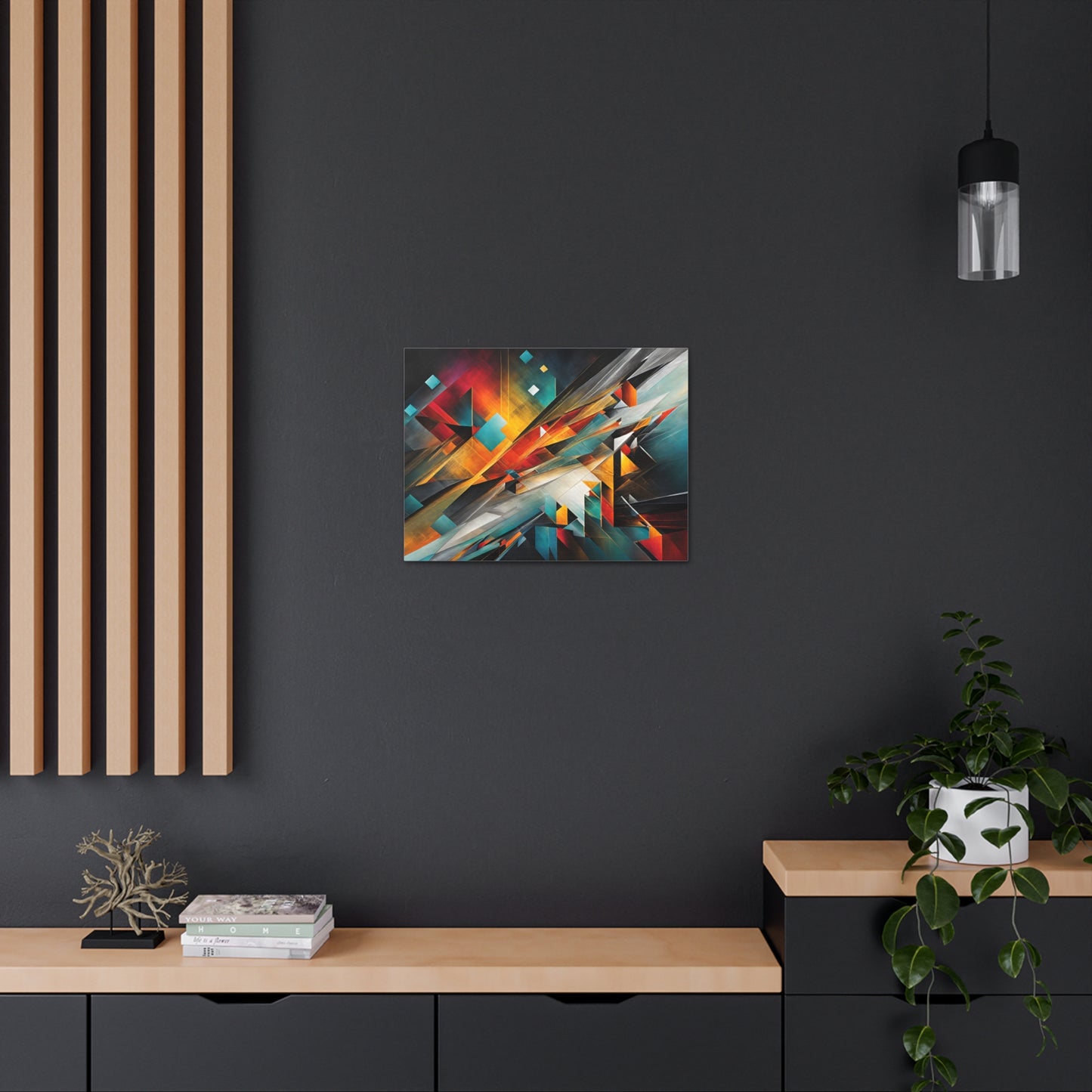 Starlit Pathways: Abstract Wall Décor