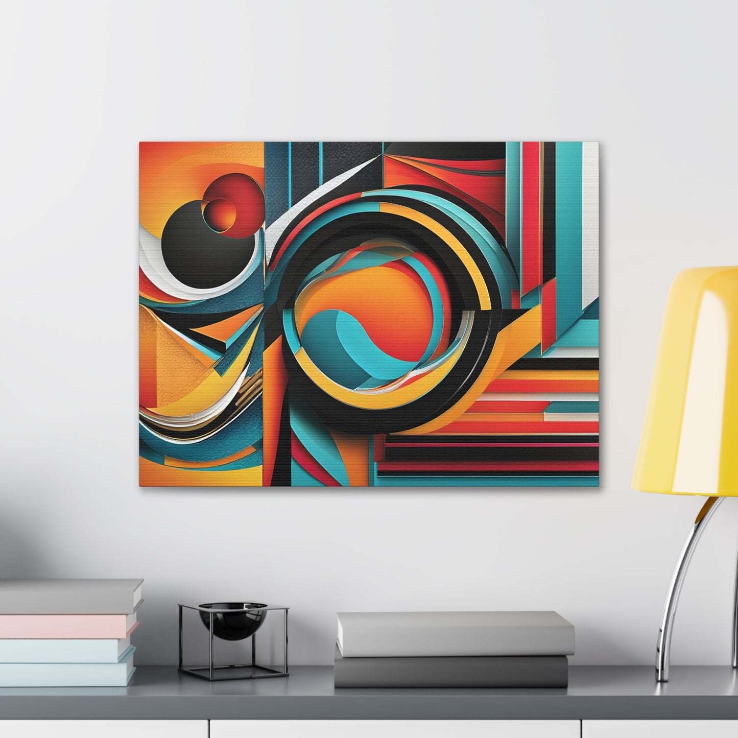 Chromatic Echo: Abstract Wall Décor