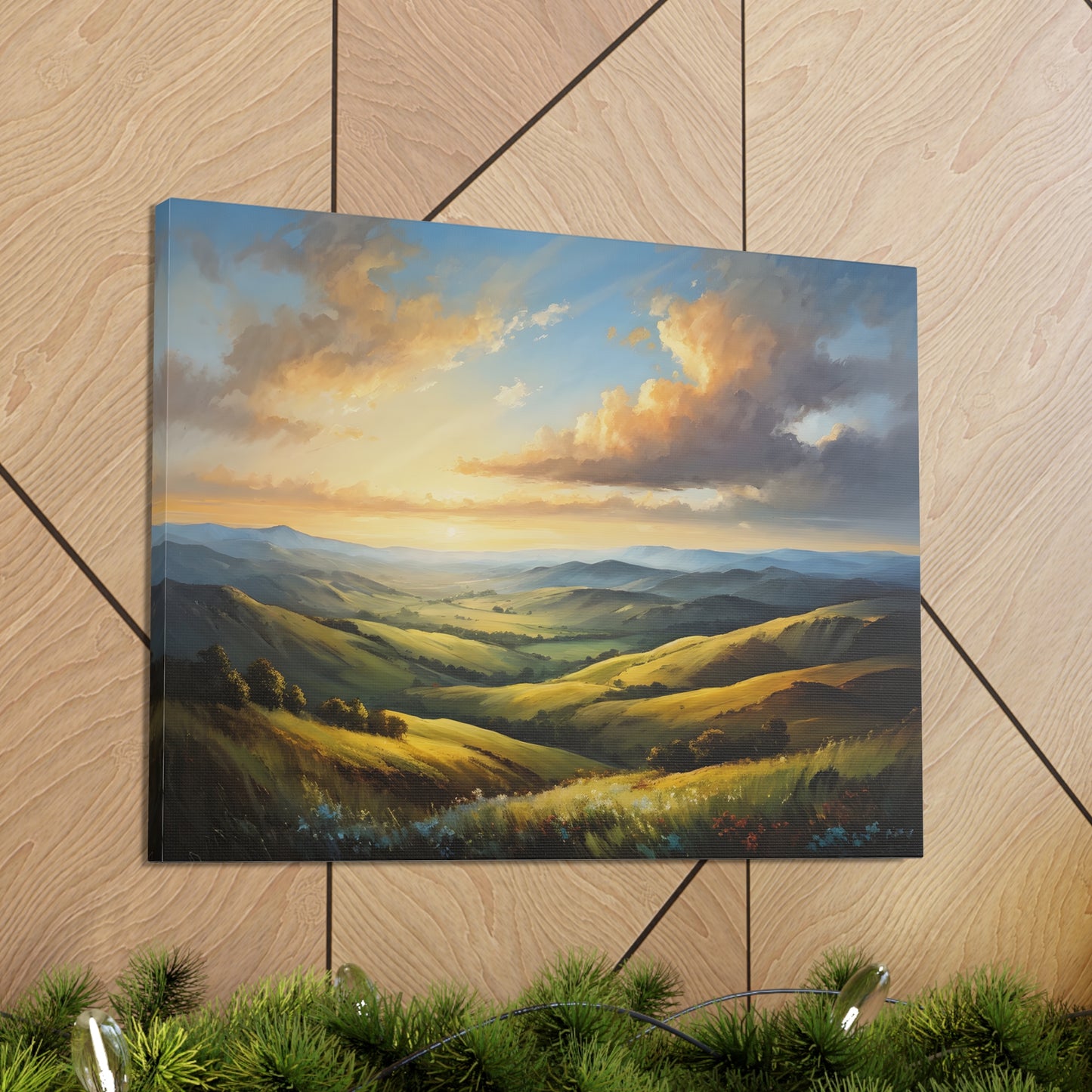 Tranquil Brook: Classic Oil Painting Wall Décor