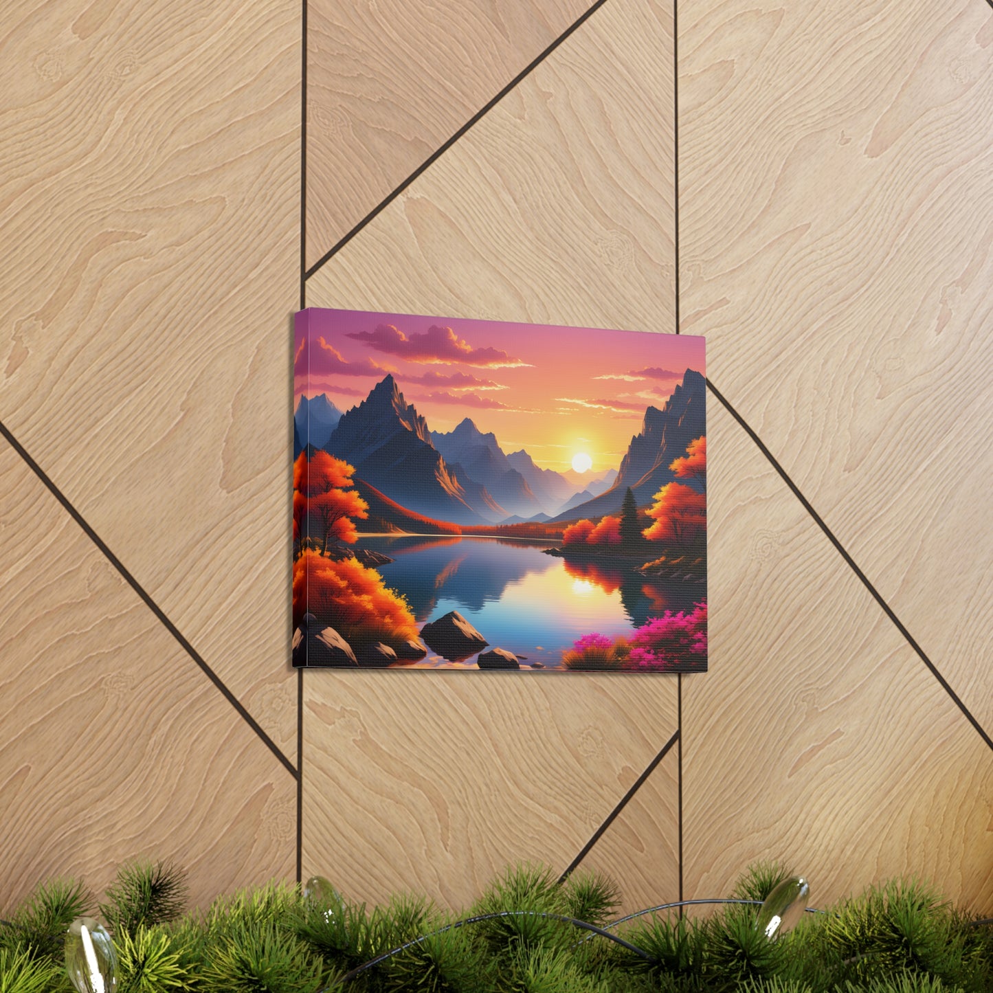 Harmony of Heights: Nature's Grandeur Wall Décor