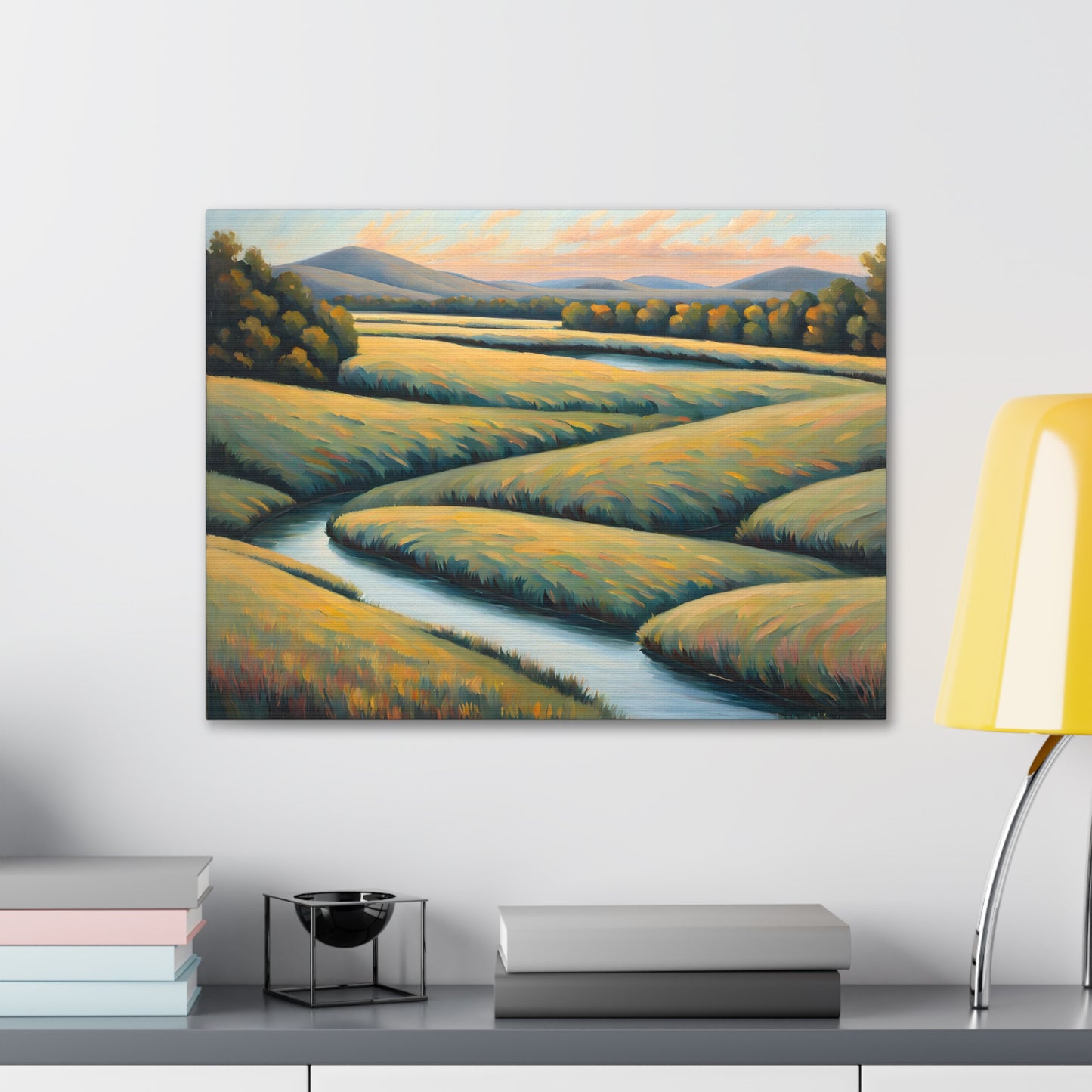 Valley Winds: Classic Oil Painting Wall Décor