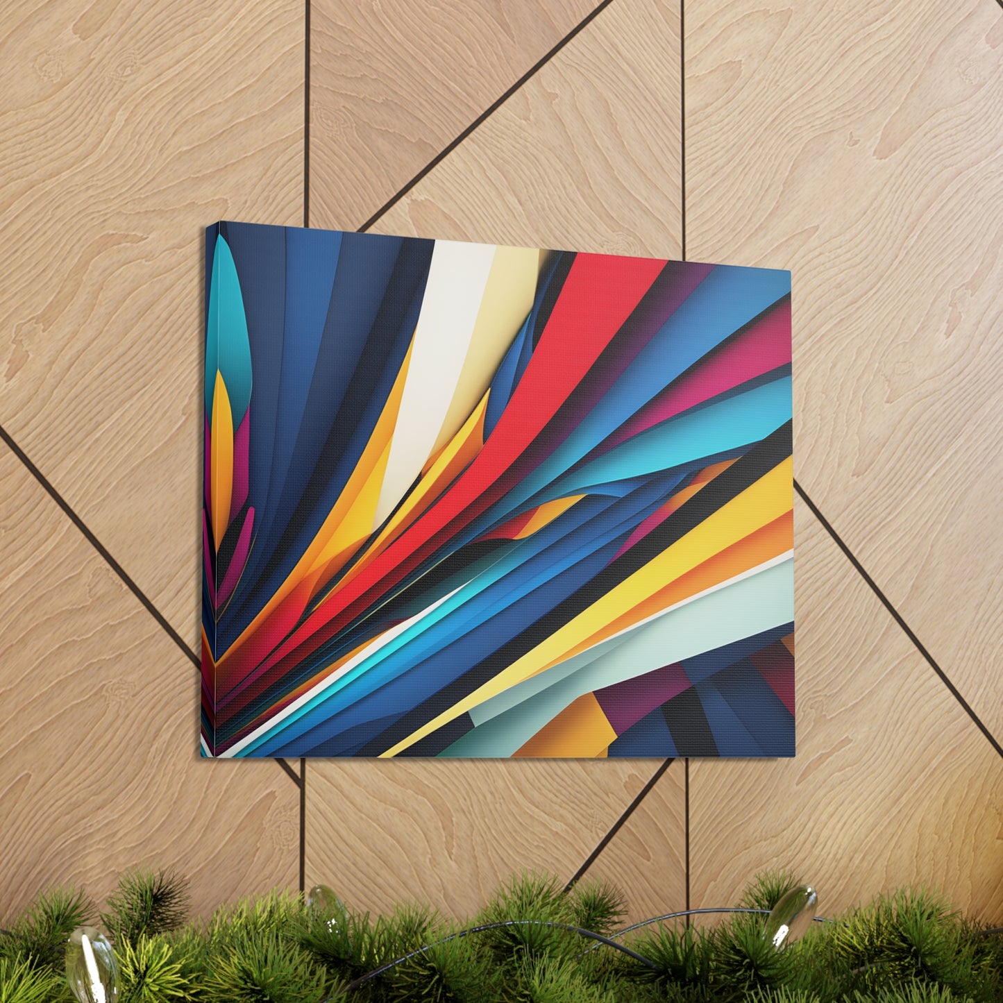 Eclipsed Waves: Abstract Wall Décor