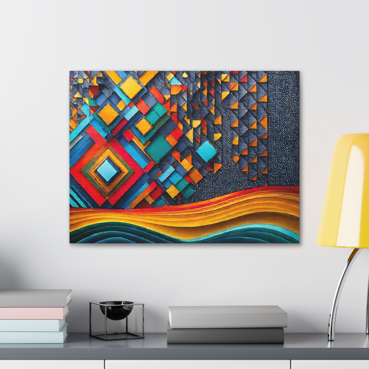 Celestial Currents: Abstract Wall Décor