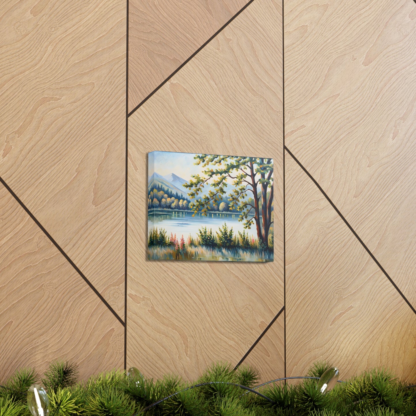 Serene Pastures: Classic Oil Painting Wall Décor