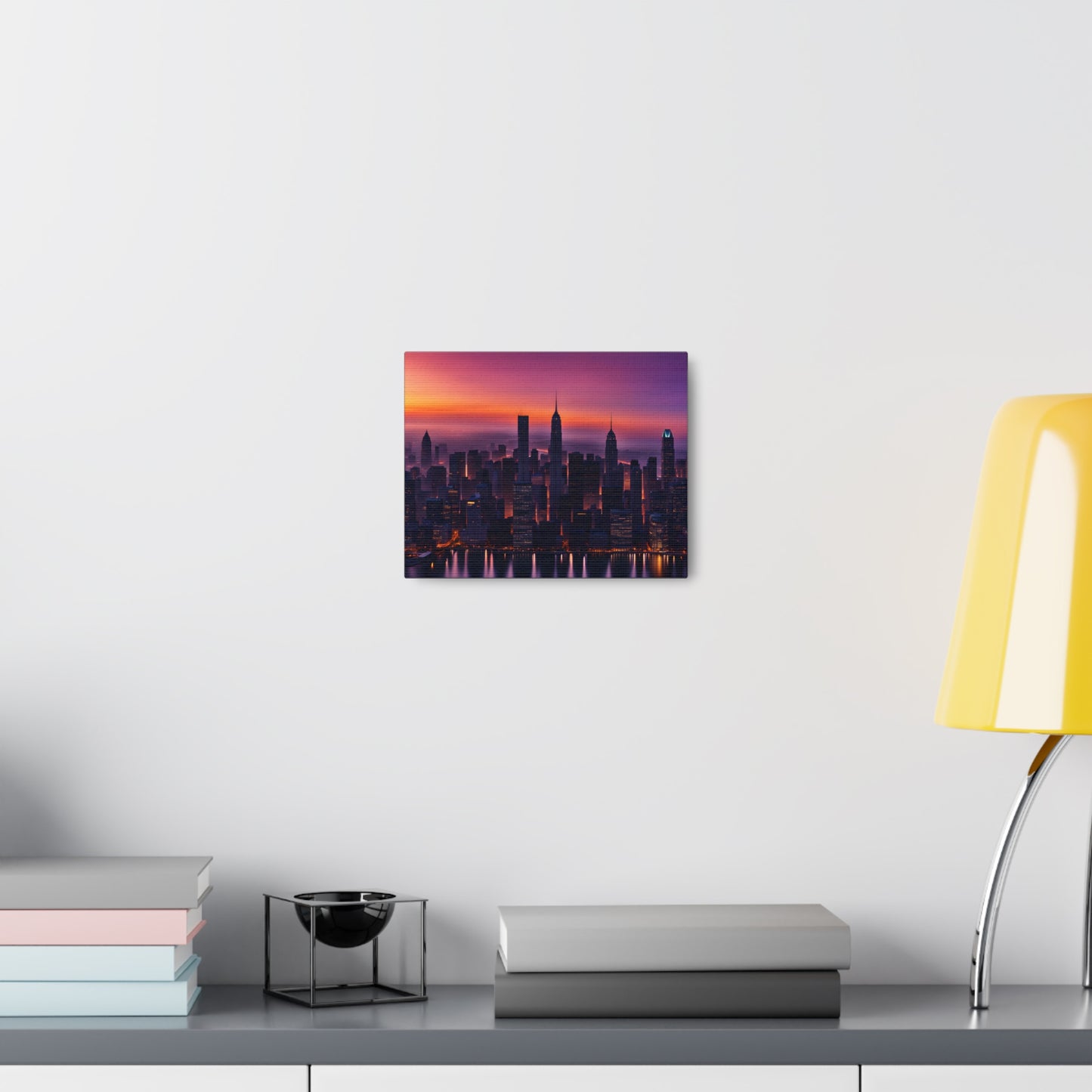 Urban Glow: Cityscape Wall Décor