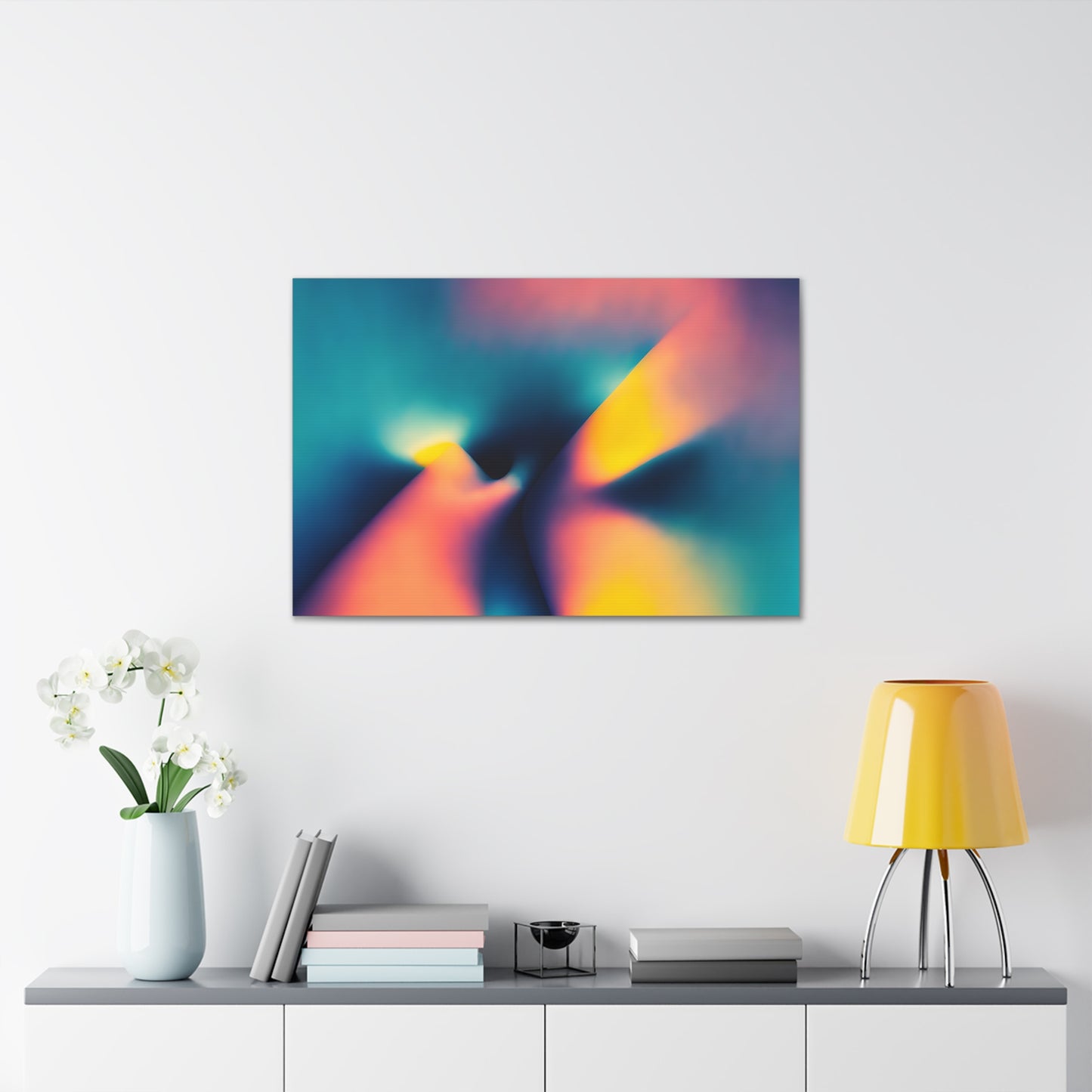 Vivid Whirlpool: Abstract Colors Wall Décor