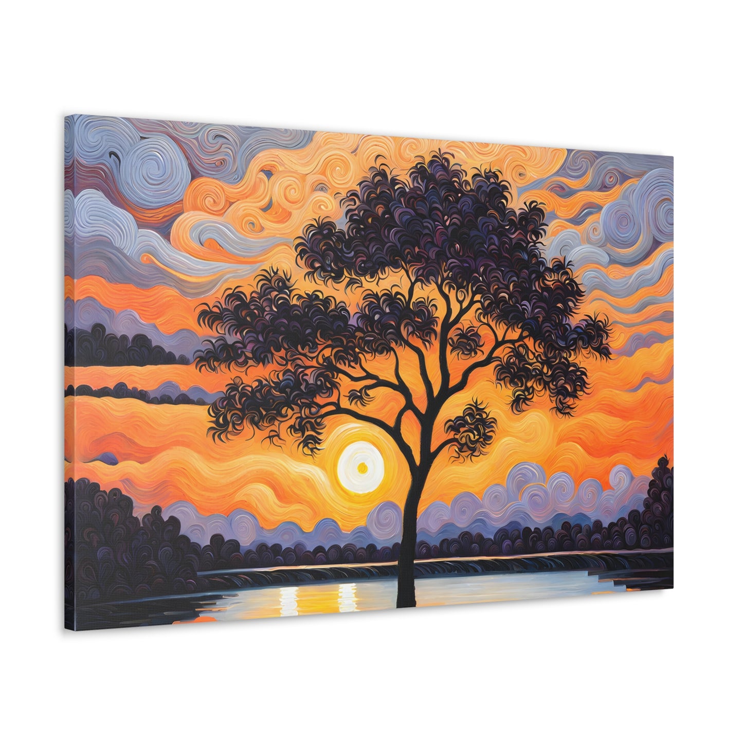 Soft Sky: Classic Oil Painting Wall Décor