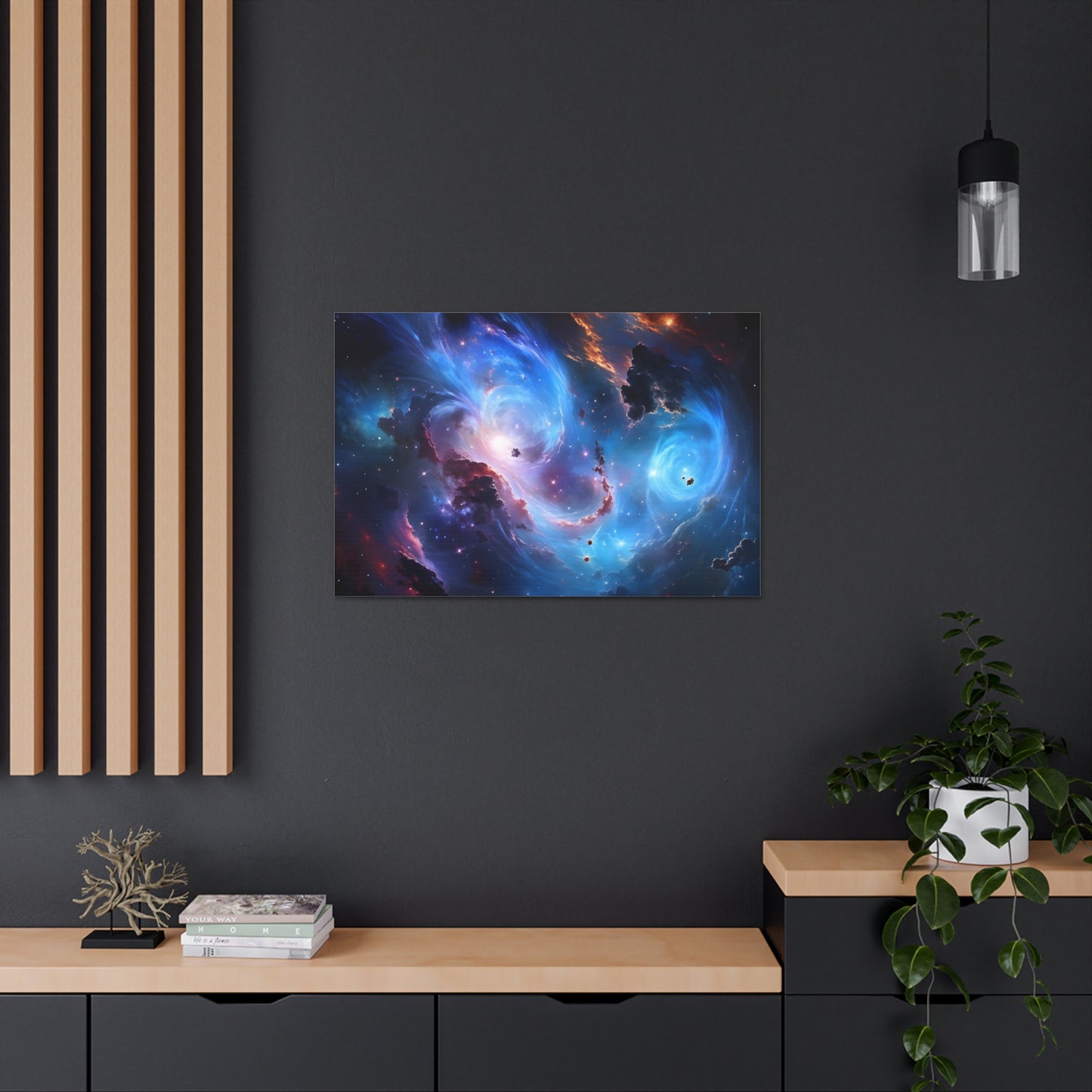 Nebula Whispers: Space Wall Décor