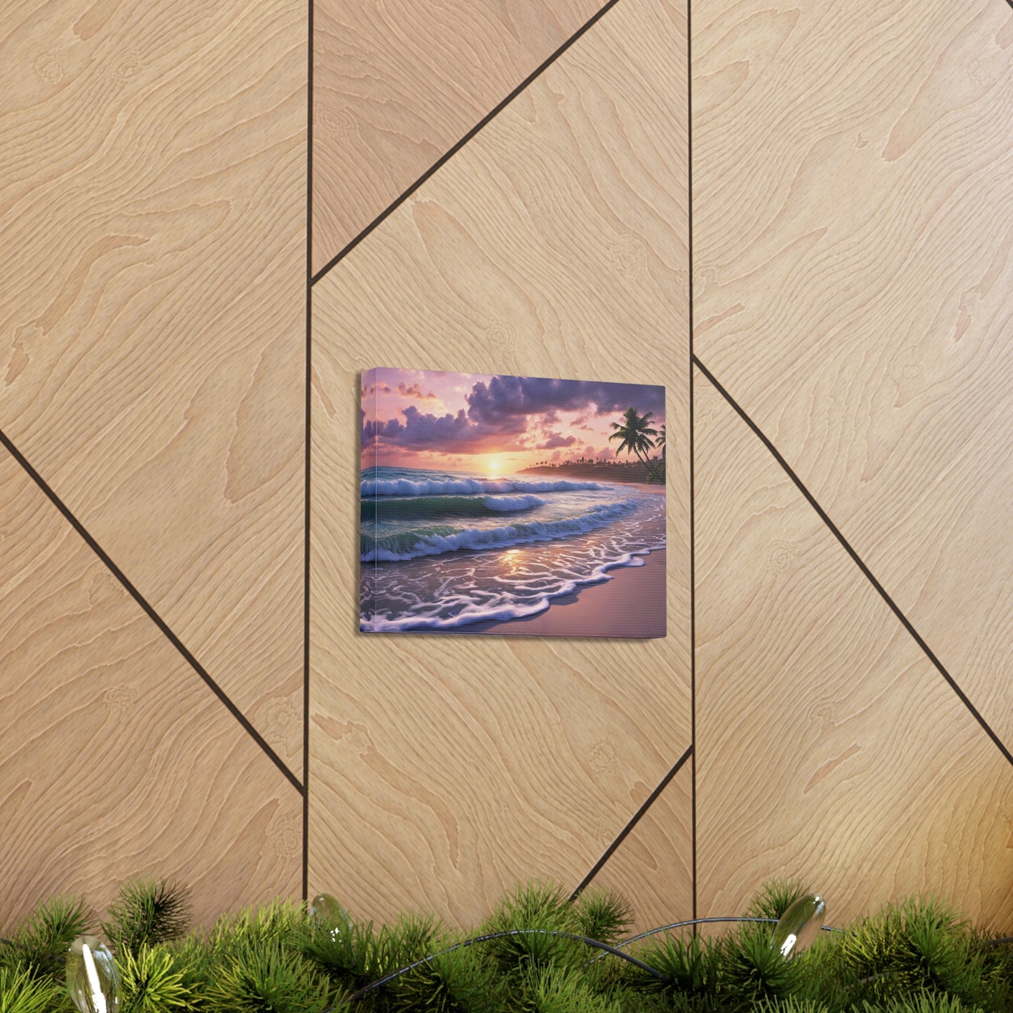 Tropical Sunset: Beach Wall Décor