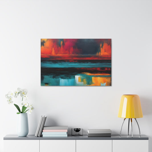 Strokes of the Sky: Abstract Wall Décor