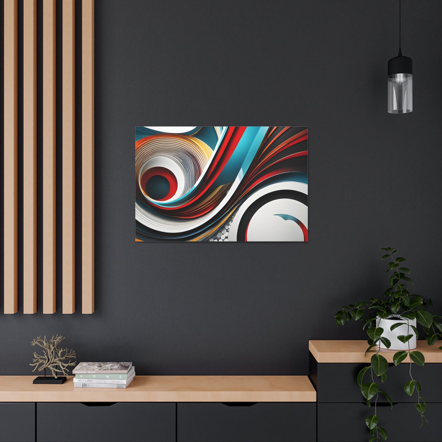 Cosmic Ripples: Abstract Wall Décor