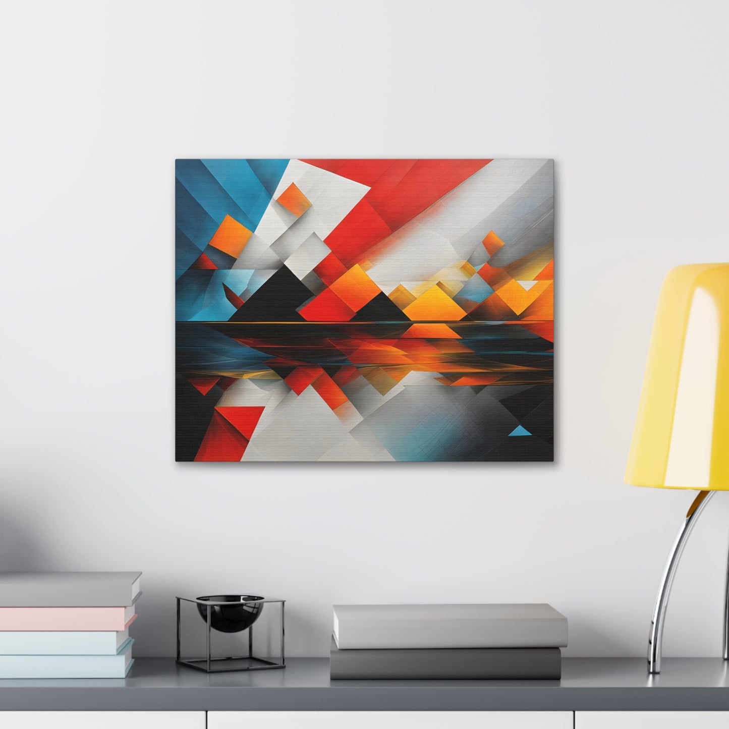 Starlit Horizon: Abstract Wall Décor