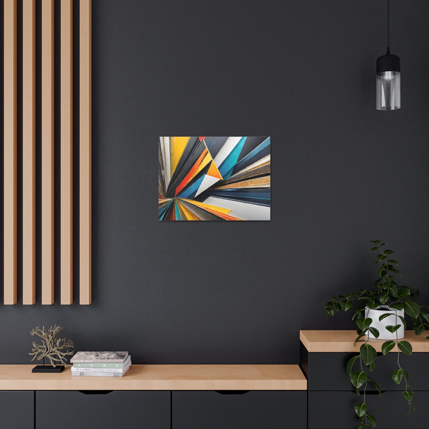 Spectrum Bloom: Abstract Wall Décor