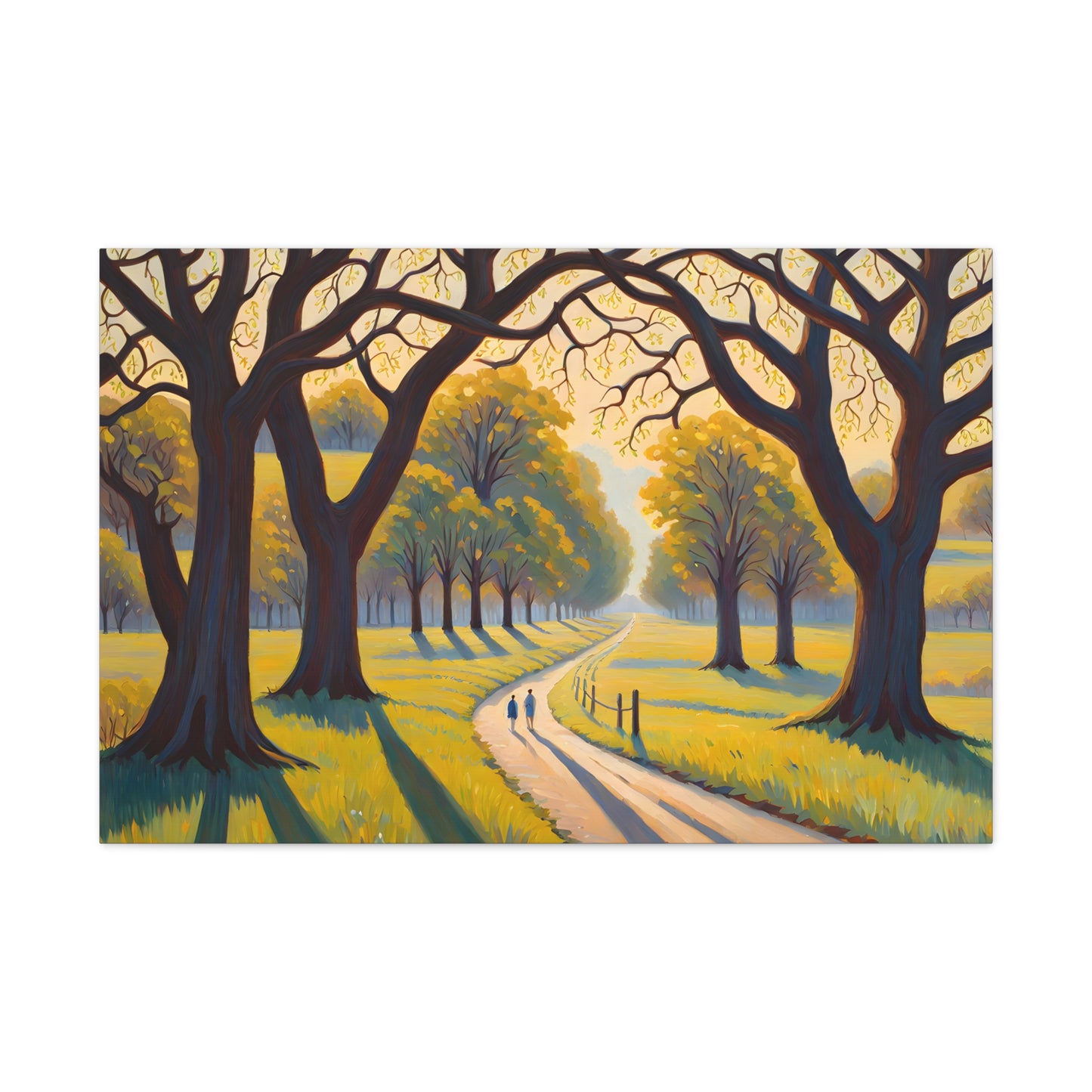 Forest Pathway: Classic Oil Painting Wall Décor