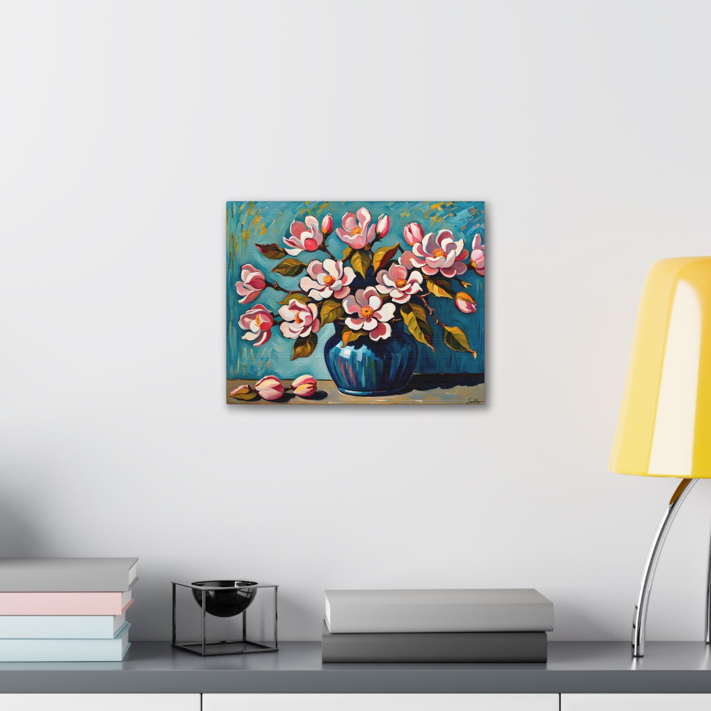 Lush Primrose: Classic Oil Painting Wall Décor