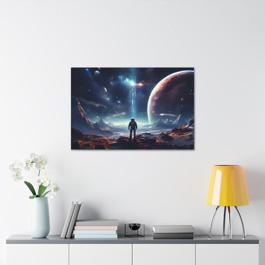 Astronaut's Journey: Space Wall Décor