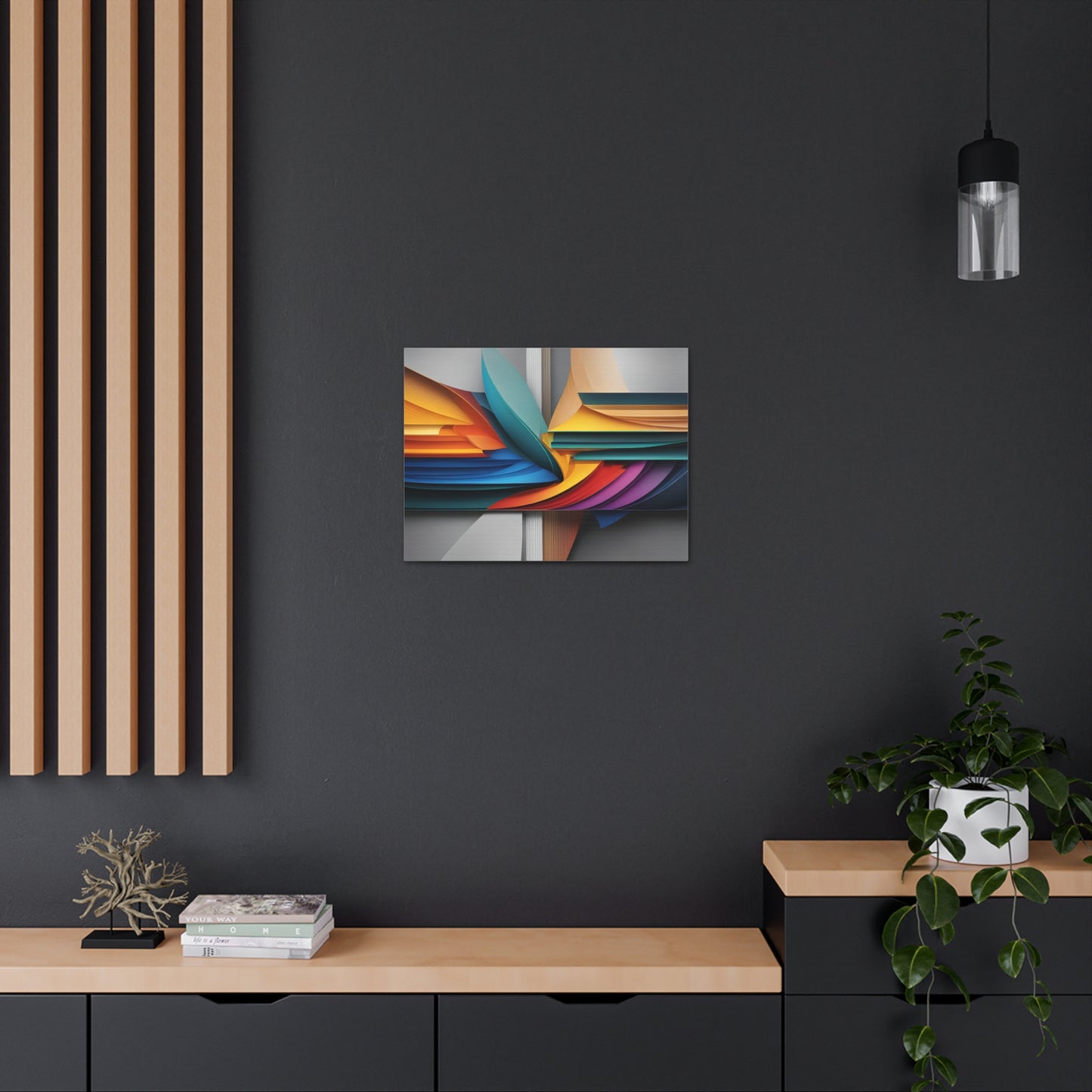 Silken Waves: Abstract Wall Décor