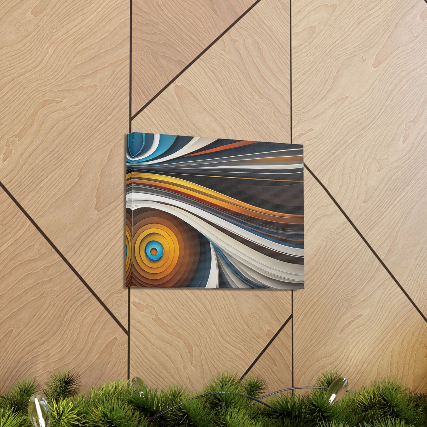 Celestial Whirl: Abstract Wall Décor