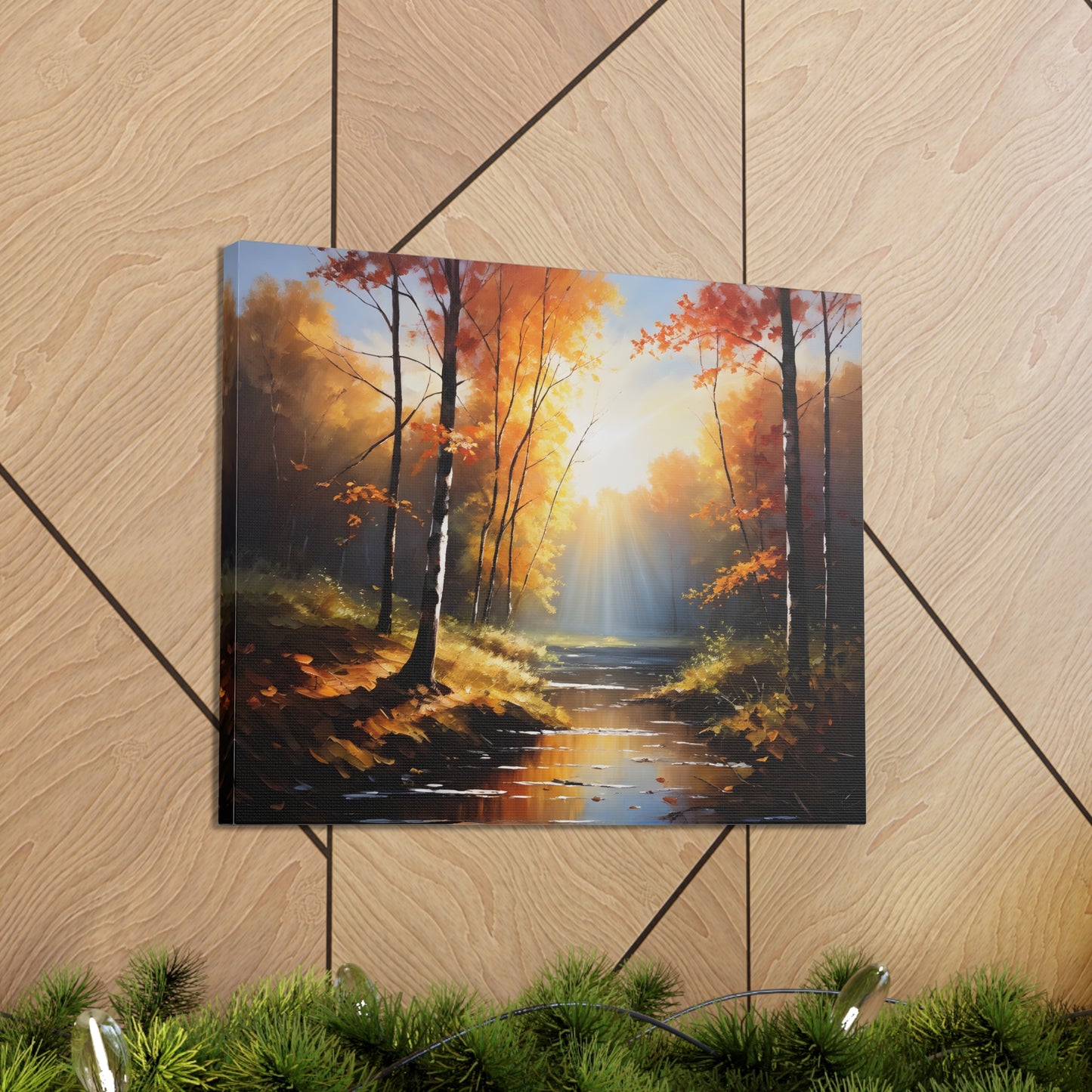 Highland Streams: Classic Oil Painting Wall Décor