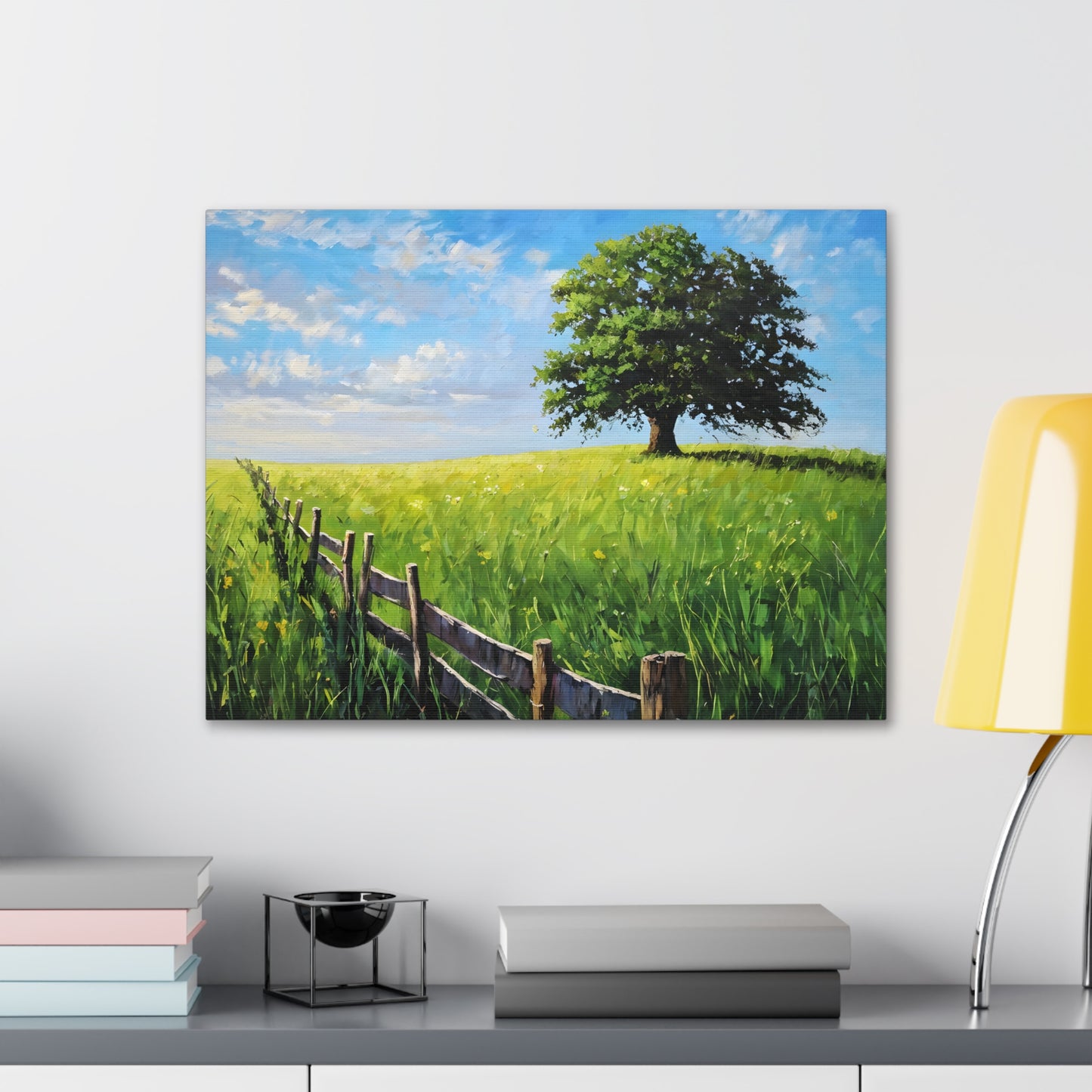 Whispering Hills: Classic Oil Painting Wall Décor