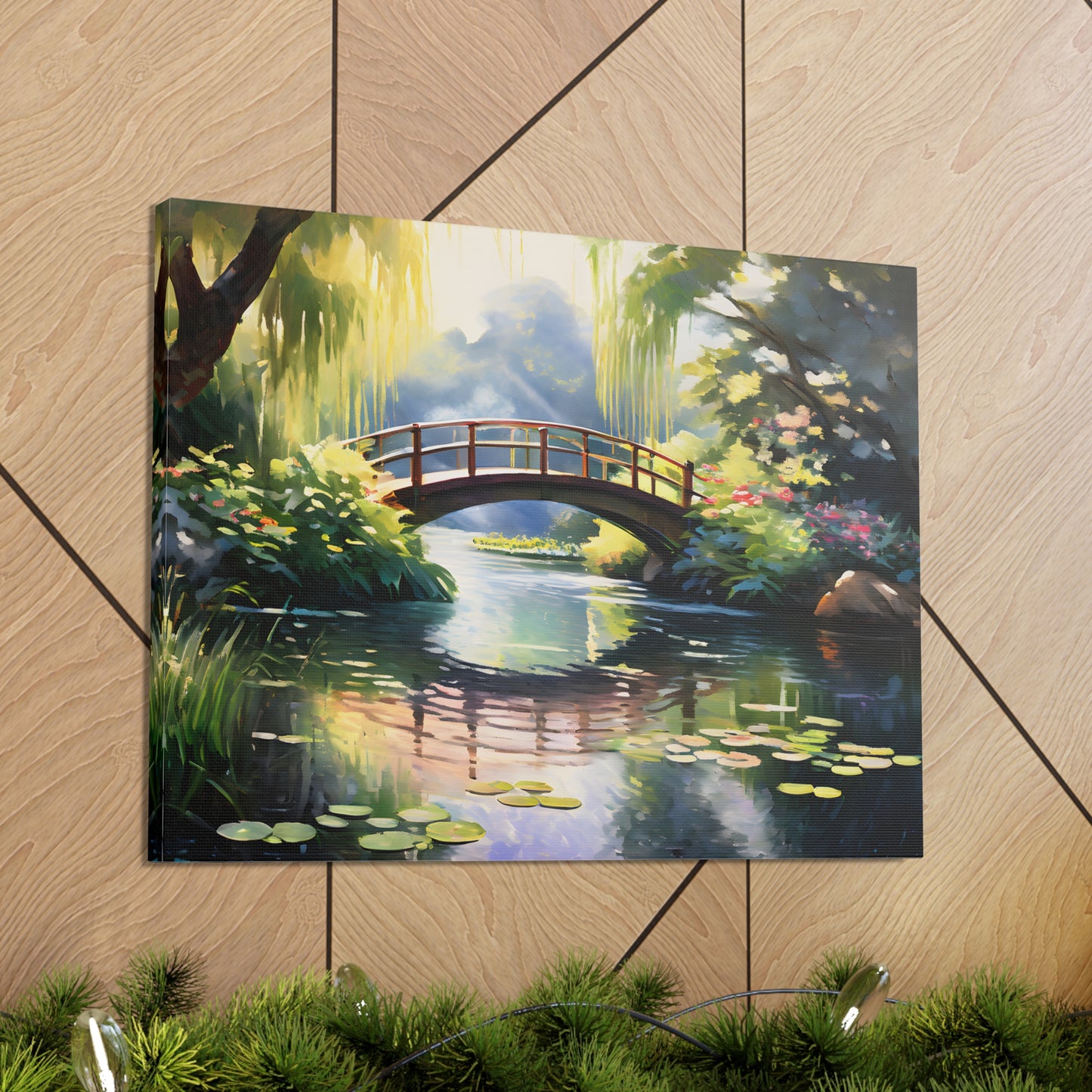 Bridge of Dreams: Classic Oil Painting Wall Décor