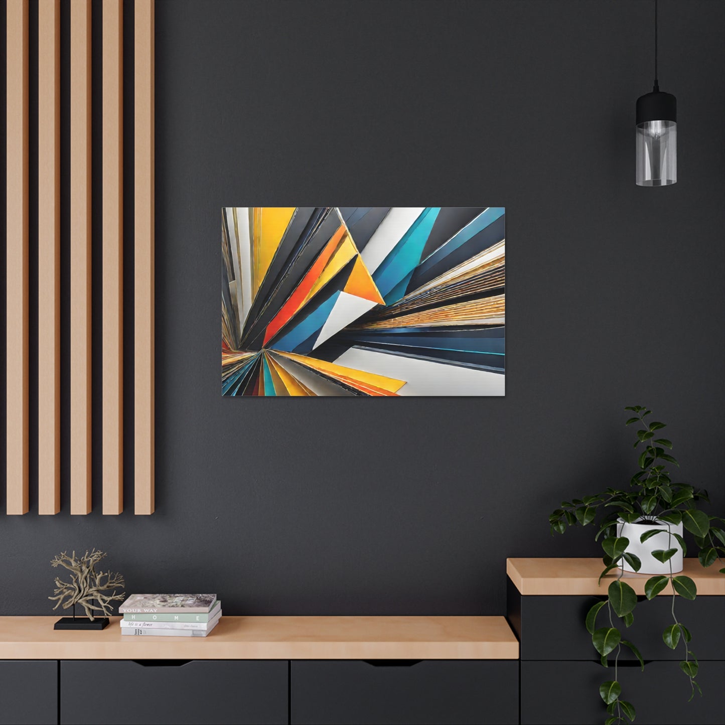 Spectrum Bloom: Abstract Wall Décor