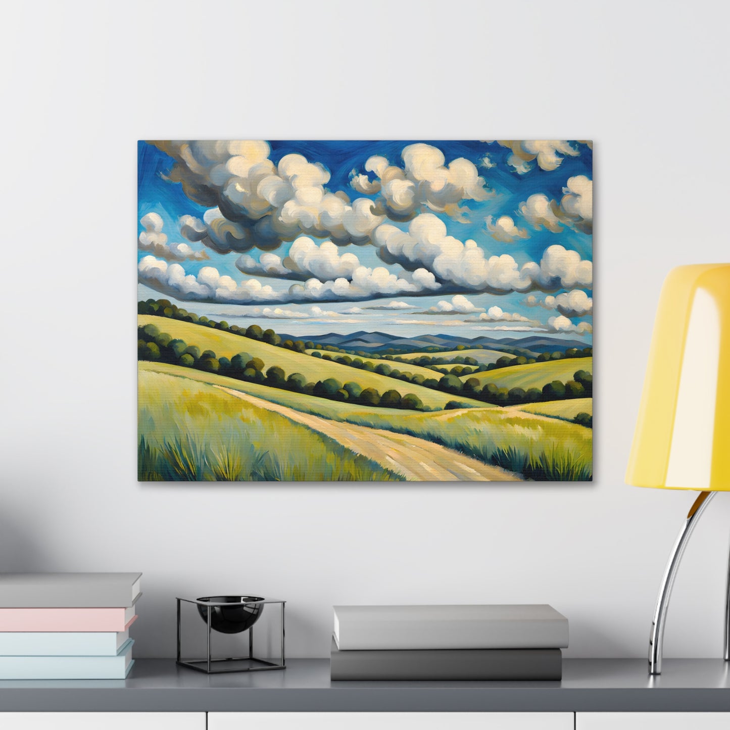 Meadow Bloom: Classic Oil Painting Wall Décor