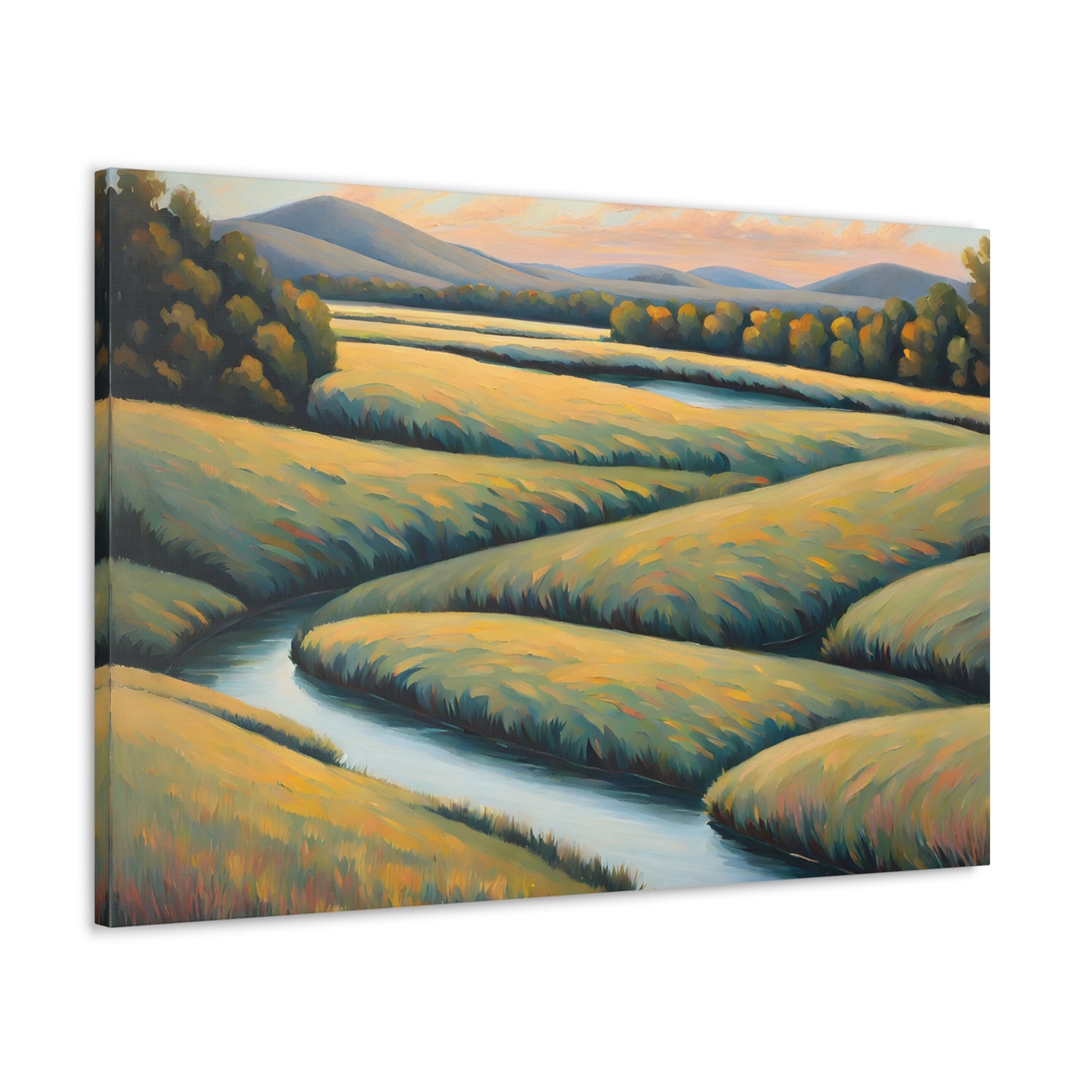 Valley Winds: Classic Oil Painting Wall Décor