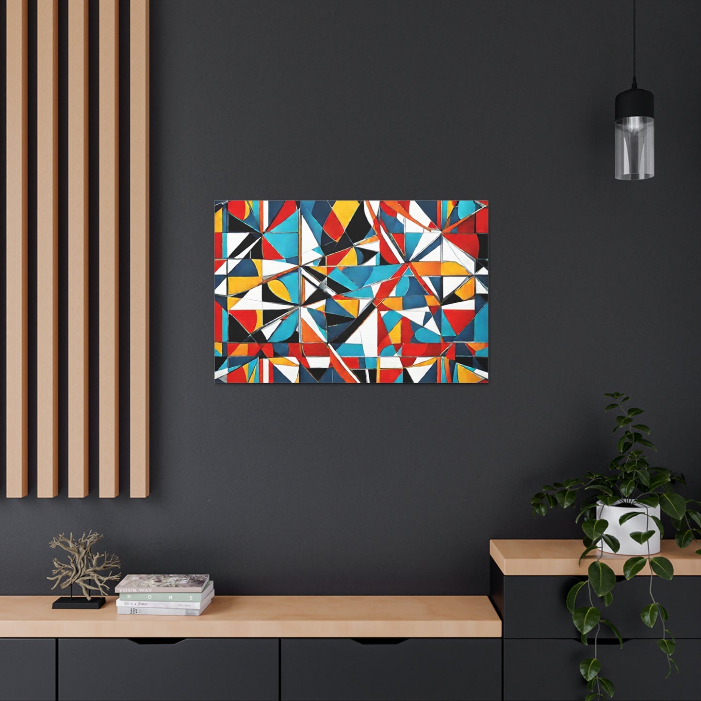 Celestial Reflections: Abstract Wall Décor