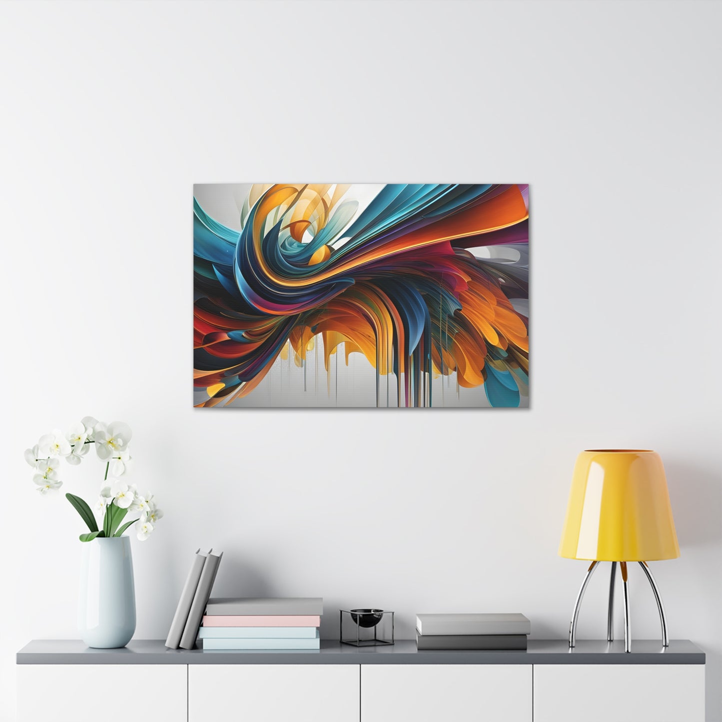 Cosmic Threads: Abstract Wall Décor