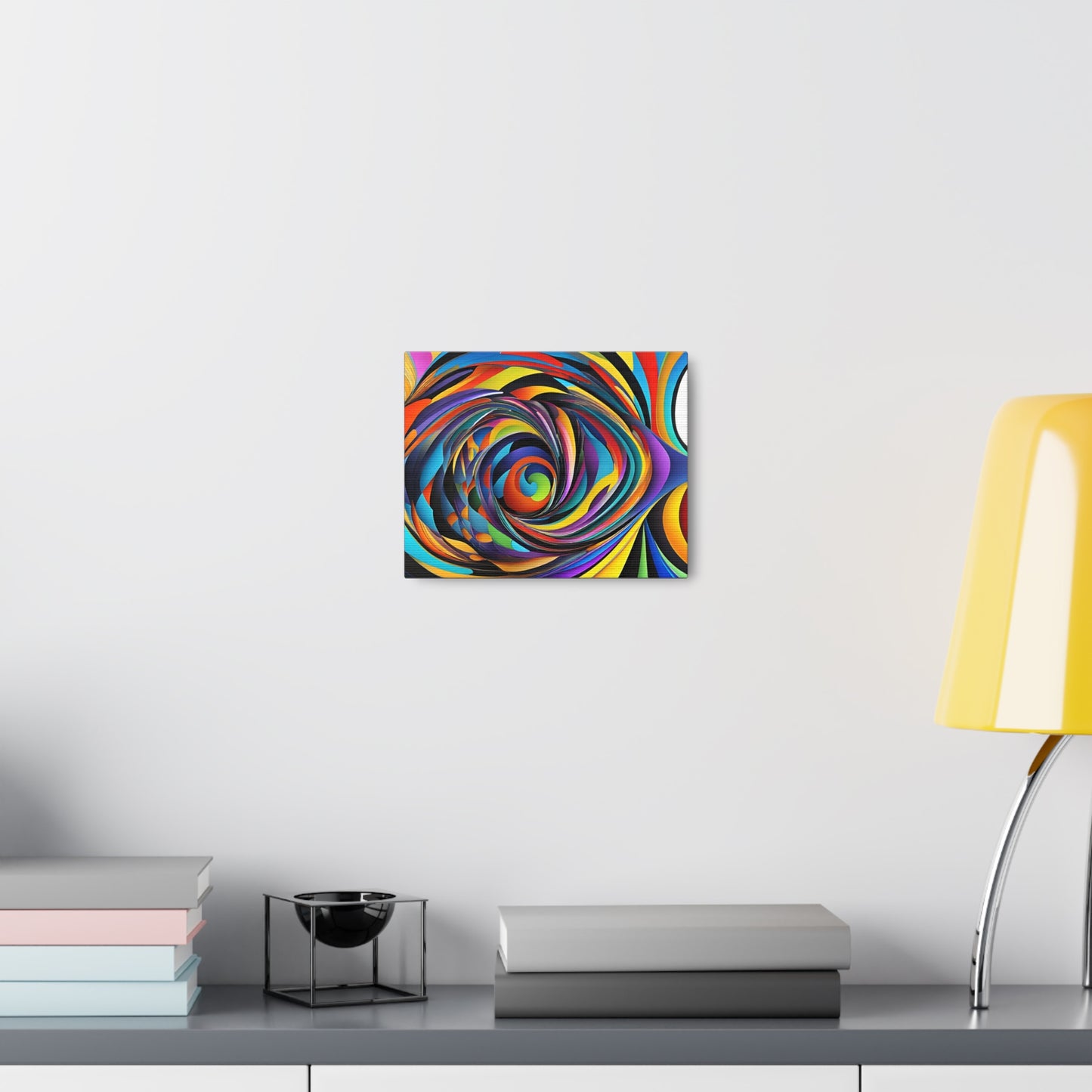 Luminescent Whirl: Abstract Wall Décor