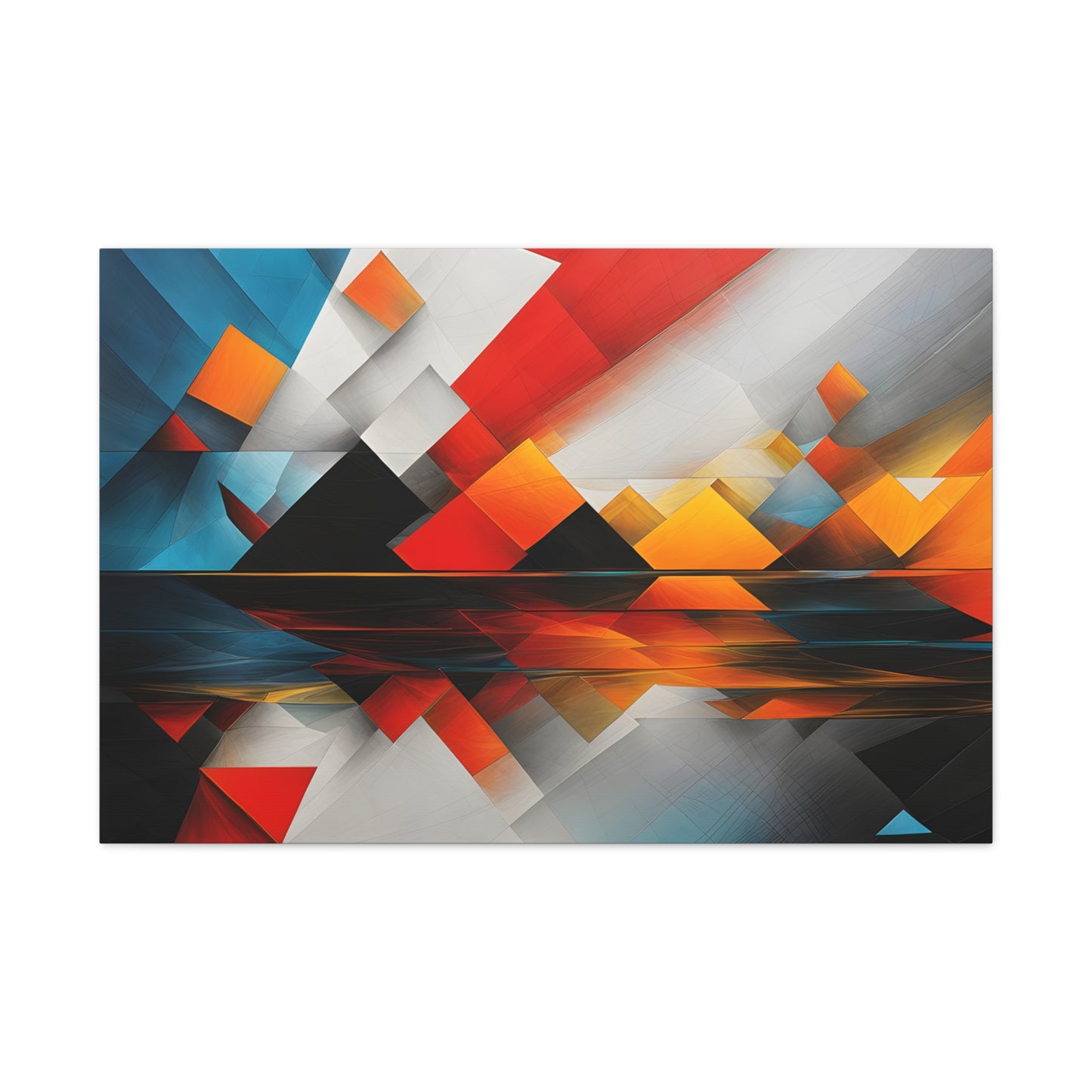 Starlit Horizon: Abstract Wall Décor