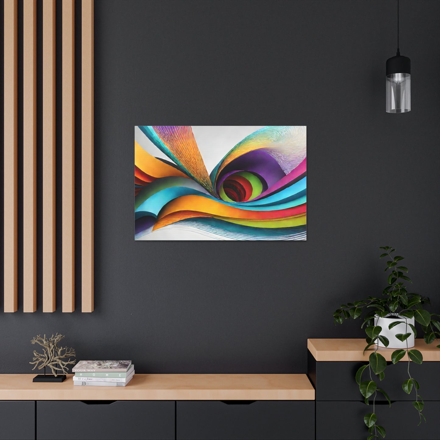 Aurora Harmony: Abstract Wall Décor