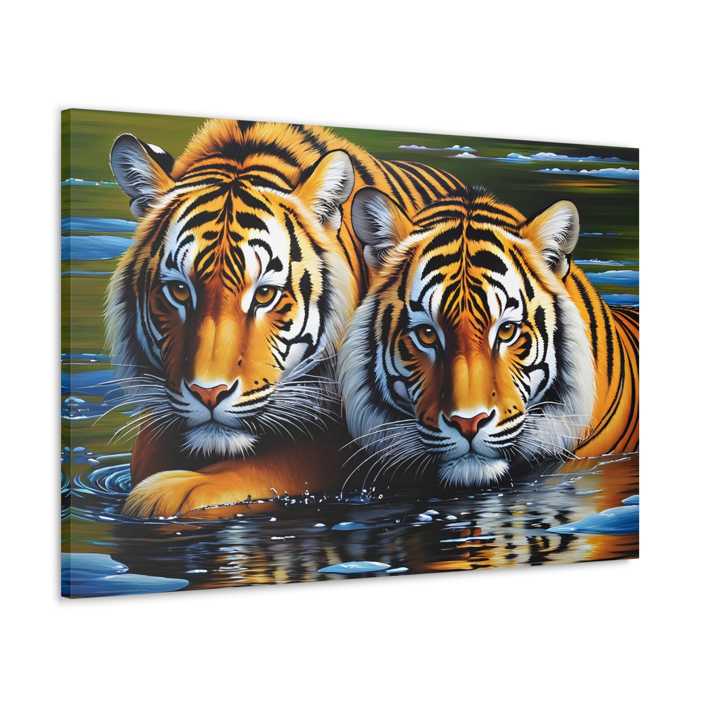 Golden Stripes: Animal Wall Décor