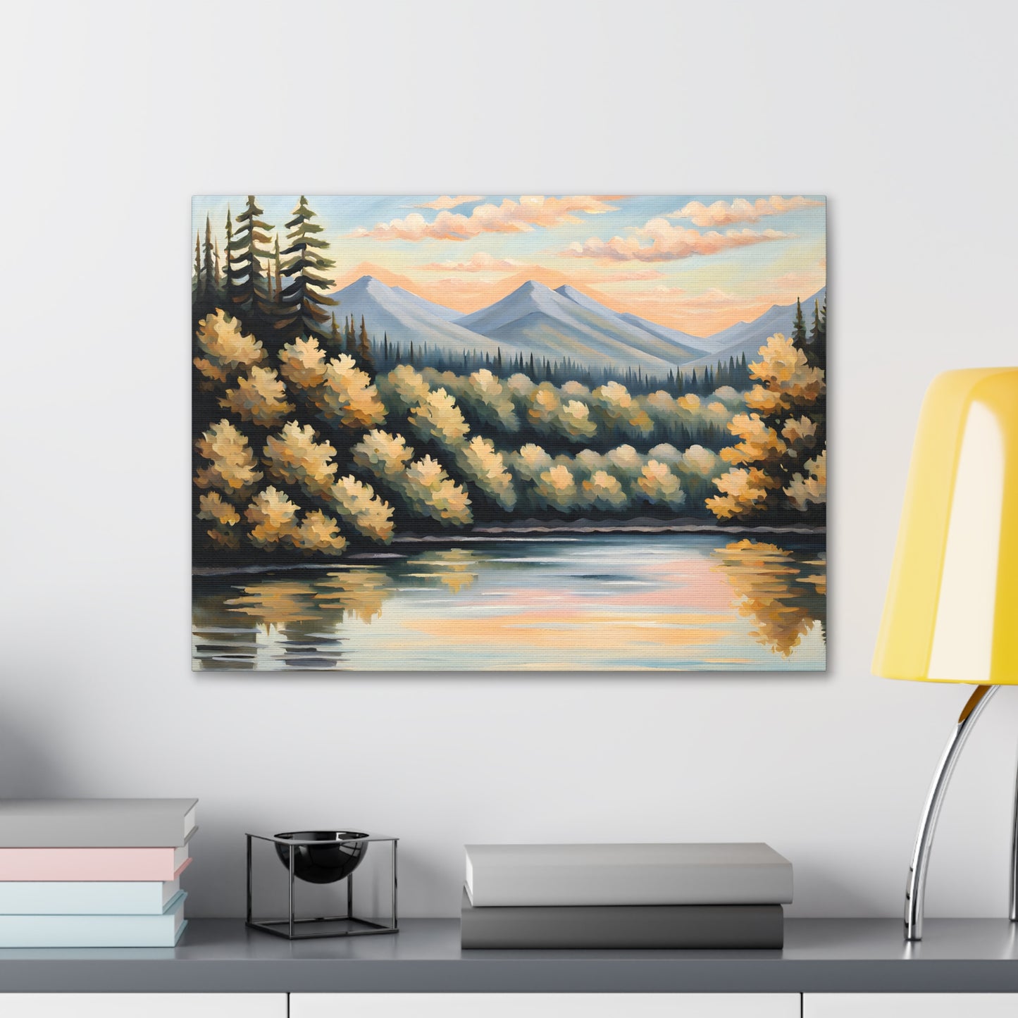 Tranquil River: Classic Oil Painting Wall Décor