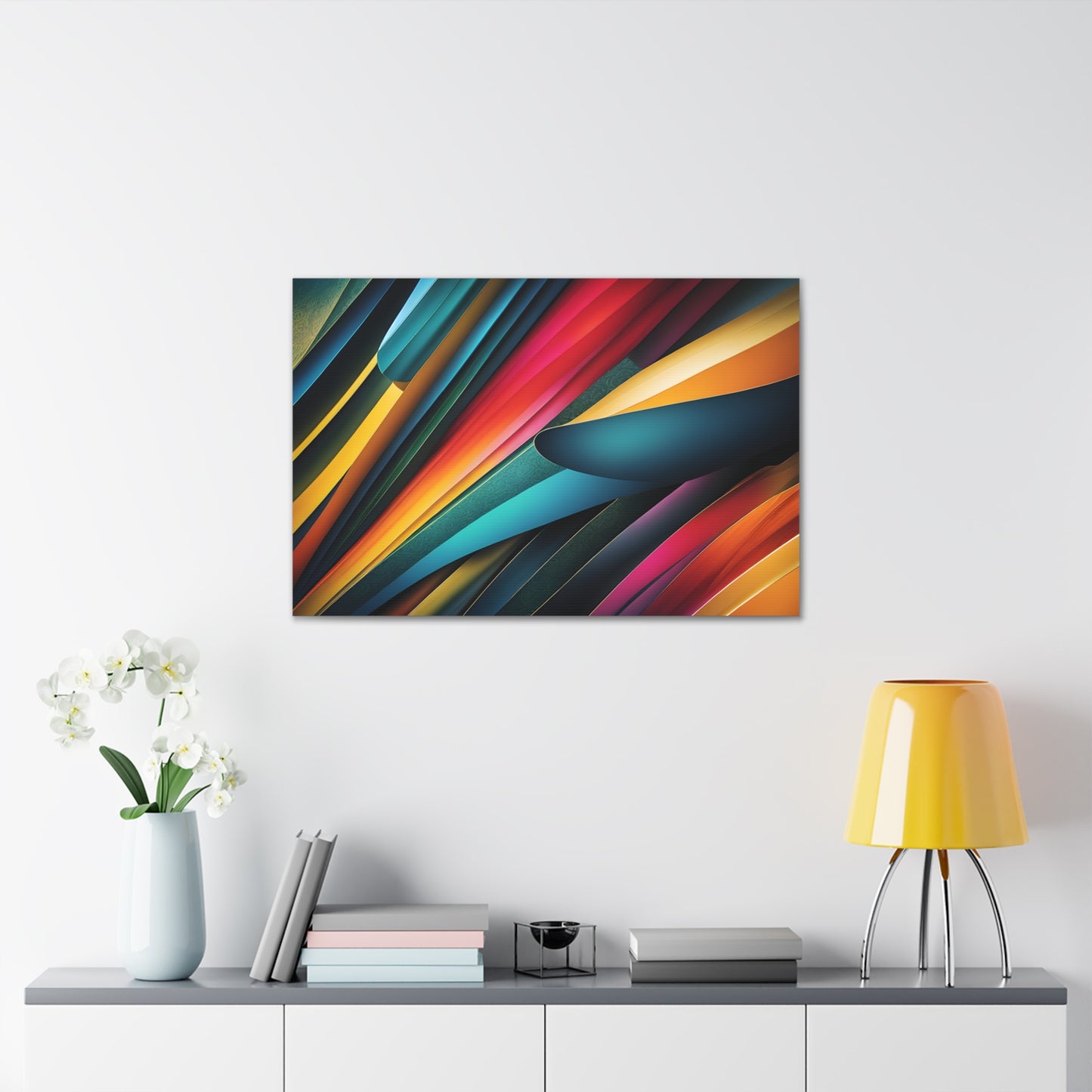 Velvet Stream: Abstract Wall Décor