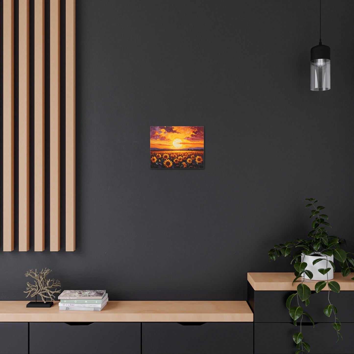 Glowing Garden: Classic Oil Painting Wall Décor