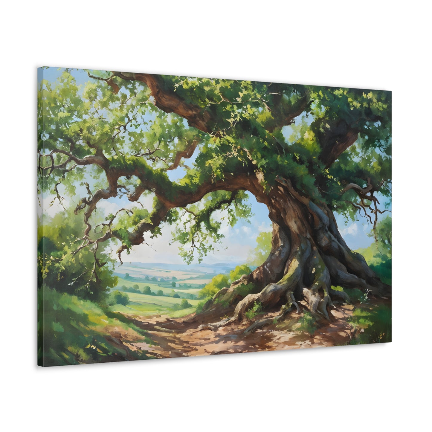 Enchanted Grove: Classic Oil Painting Wall Décor