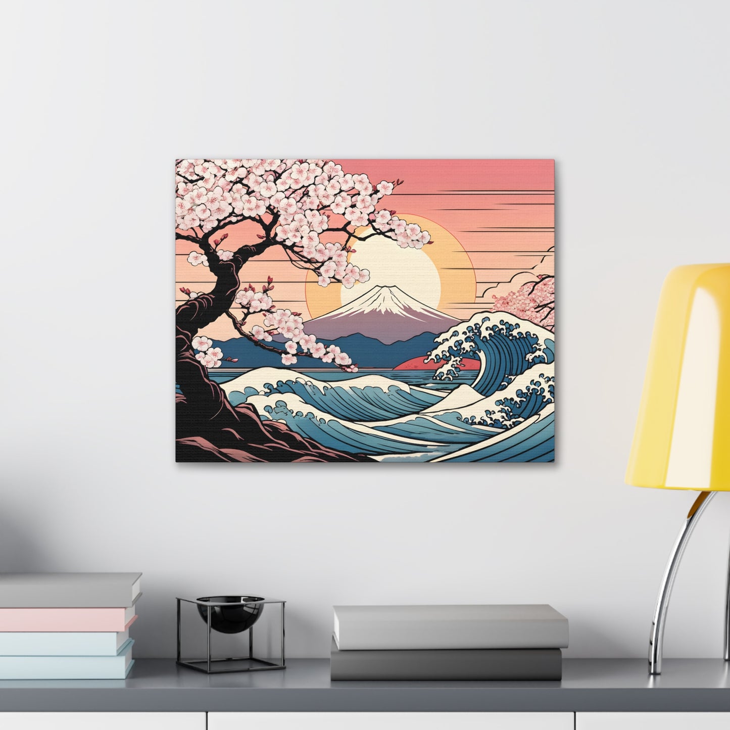 Cherry Blossom Symphony: Ukiyo-e Wall Décor