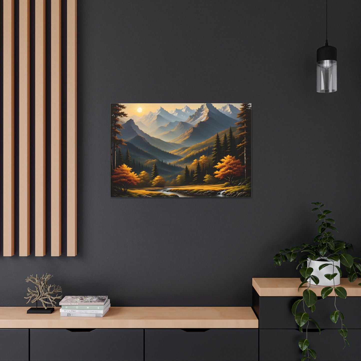 Abyssal Alpine: Nature's Grandeur Wall Décor