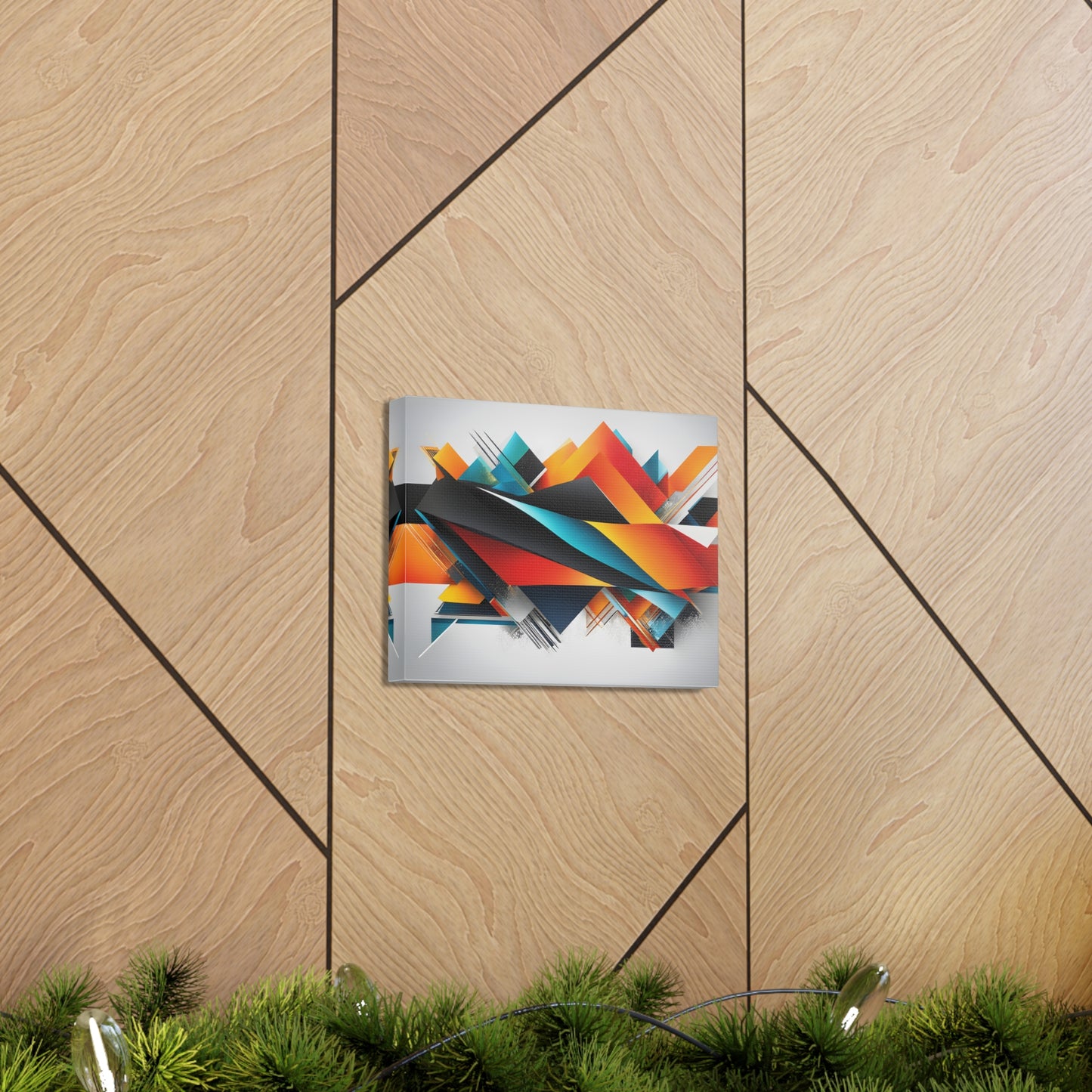 Serene Fields: Abstract Wall Décor