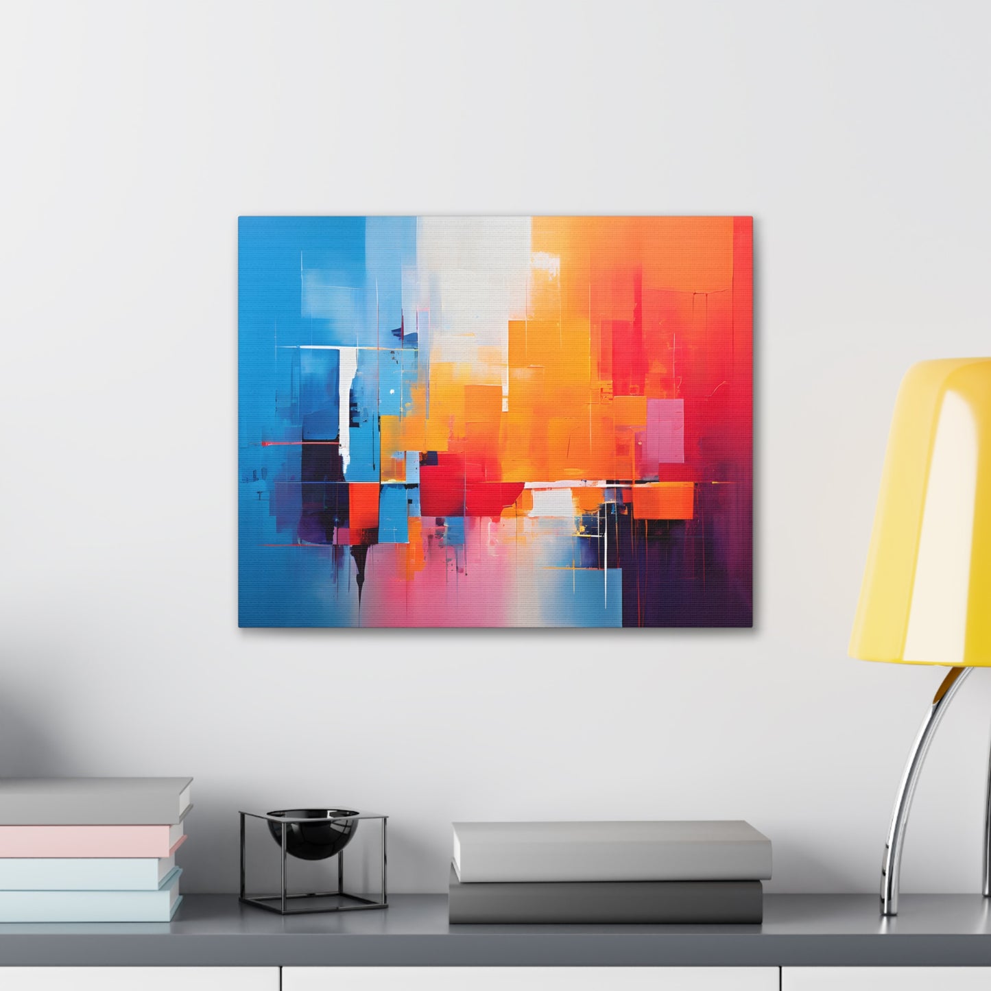 Spectrum Splash: Abstract Wall Décor