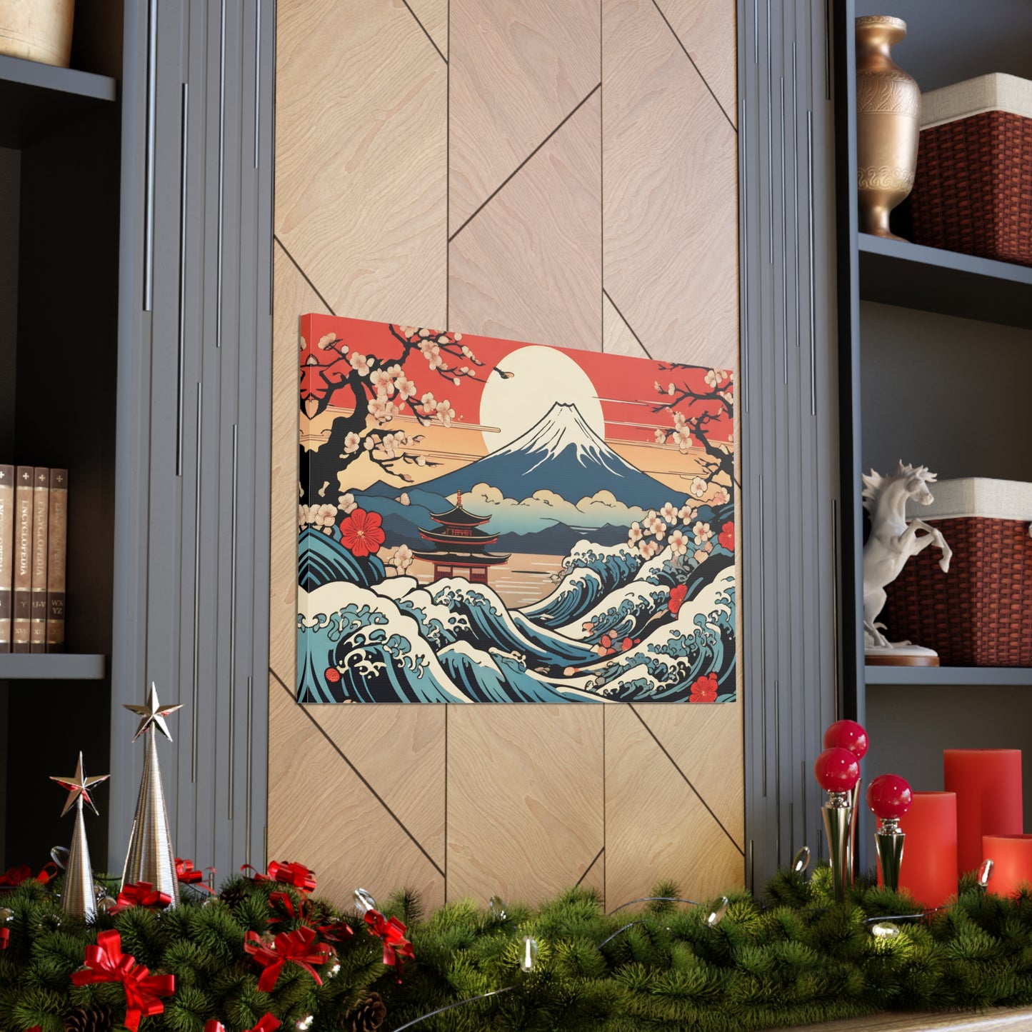 Crashing Monastery: Ukiyo-e Wall Décor