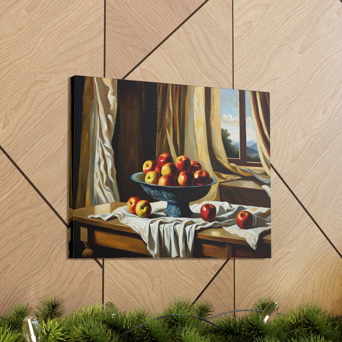 Forbidden Bowl: Classic Oil Painting Wall Décor