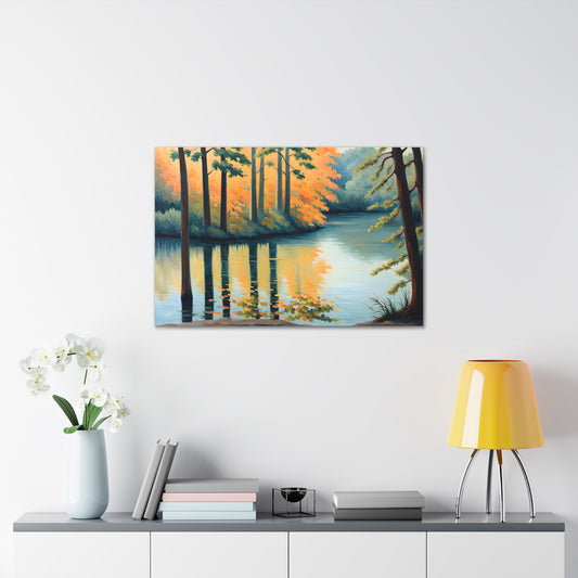 Still Waters: Classic Oil Painting Wall Décor