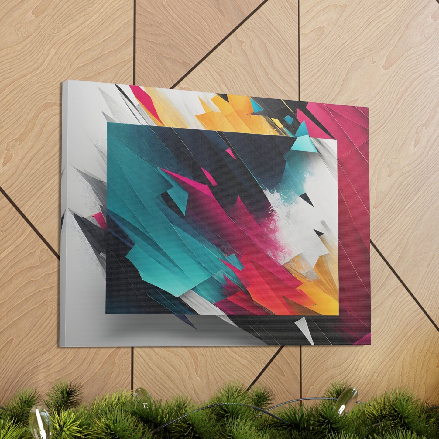 Illusory Dimensions: Abstract Wall Décor