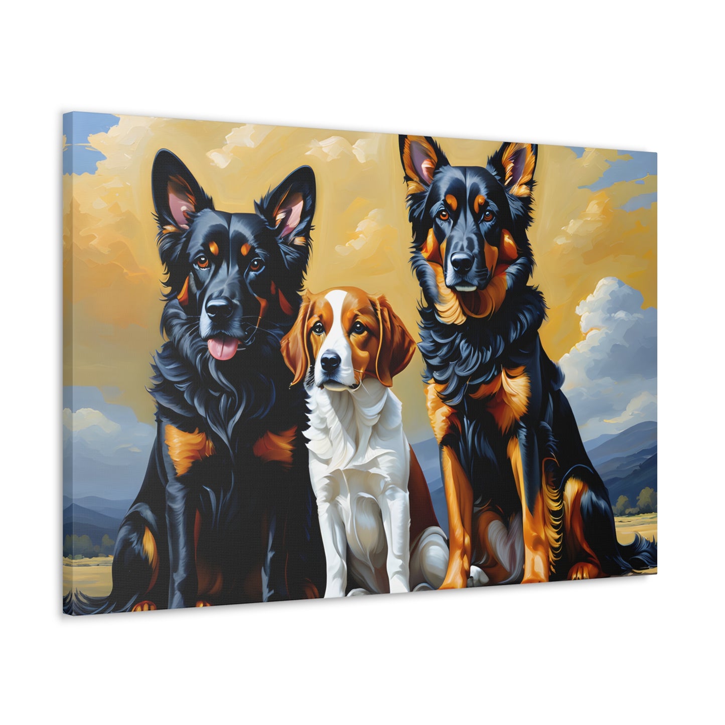 Dog's Elegance: Animal Wall Décor