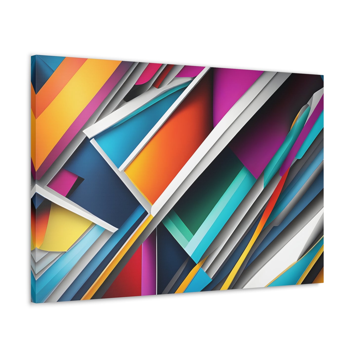 Prismatic Currents: Abstract Wall Décor